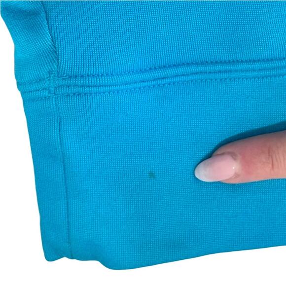 Under Armour Bright Blue Logo Semi-Fitted Athletic Hoodie Sweatshirt size S - Picture 6 of 11